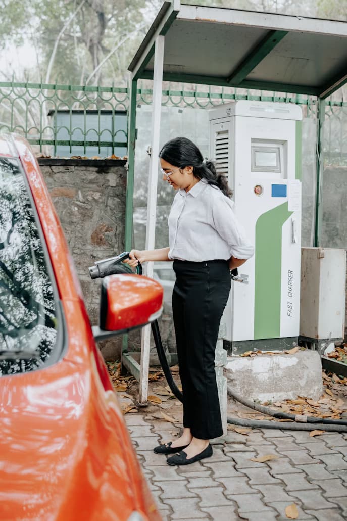Electric vehicle roadside charging assistance
